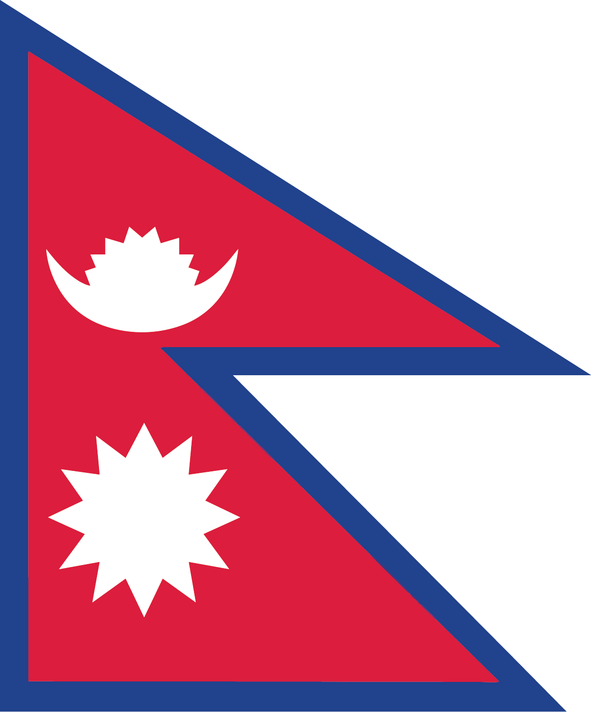 Nepal Flag Background